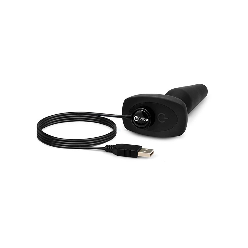 Zdalnie sterowany plug analny - B-Vibe Trio Plug Black